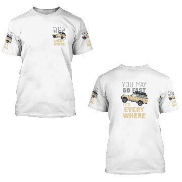 Discover i go everywhere Beige 3D T Shirts
