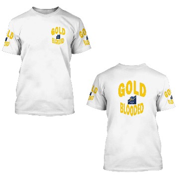 Discover Gold Blooded, Warriors Gold Blooded 3D T Shirts