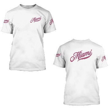 Discover Miami Florida 3D T Shirts