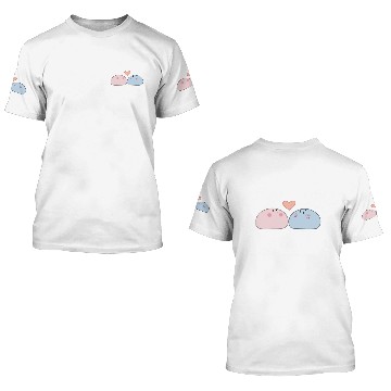 Discover Dango Love Slim Fit 3D T Shirts