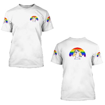 Discover Cambridge Massachusetts LGBTQ Gay Pride Rainbow 3D T Shirts