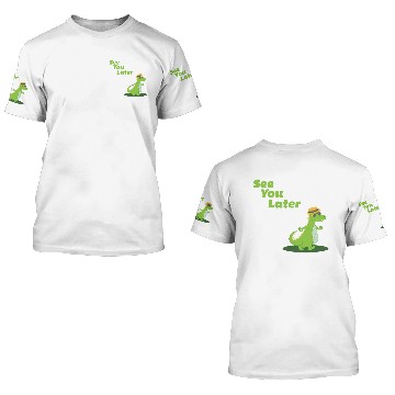 Discover See you later Alligator 3D T Shirts