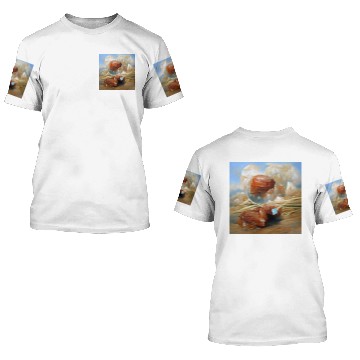 Discover Aragonite crystal gemstone 3D T Shirts