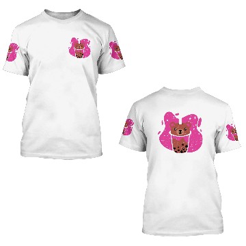 Discover Bear Milk Tea - Tea 3D T Shirts