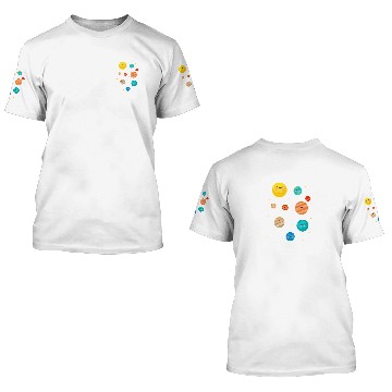 Discover Solar System Planets Astronomy 3D T Shirts