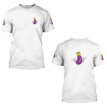 Discover Eggplant Queen 3D T Shirts