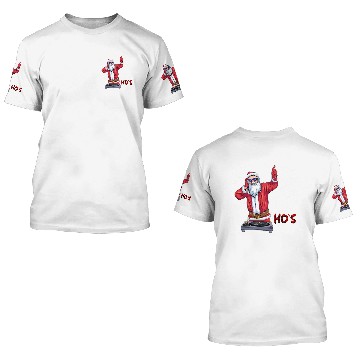 Discover I do it for the ho`s funny santa christmas 3D T Shirts