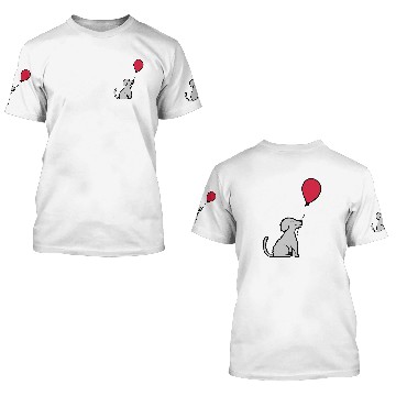 Discover Balloon dog cool sitting 3D T Shirts