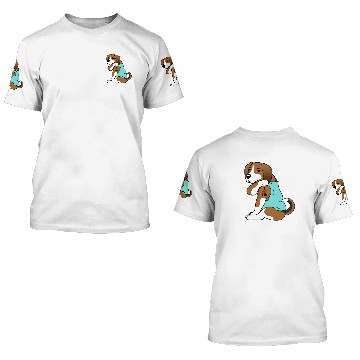 Discover I Love Dad Basset Hound 3D T Shirts