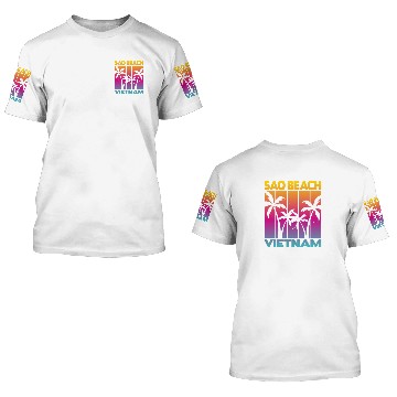 Discover São Beach Vietnam 3D T Shirts