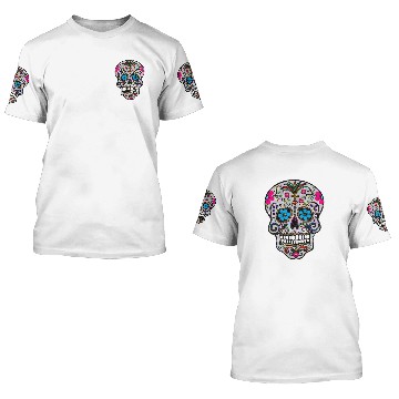 Discover sequin print Sugar Skulls Classic 3D T Shirts