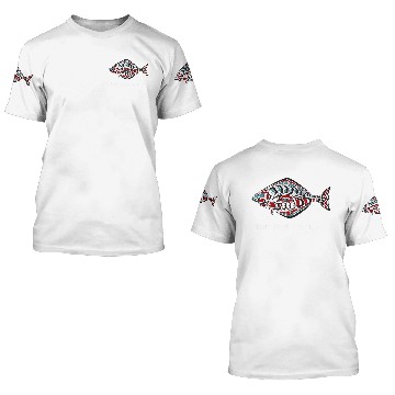 Discover Port Protection Alaska Native American Halibut 3D T Shirts