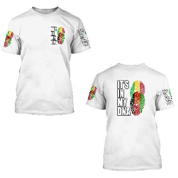 Discover Malian And Afghanistan Mix Heritage DNA Flag 3D T Shirts