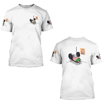Discover Majin Buu vs Patrick - Funny Anime Bodybuilding 3D T Shirts