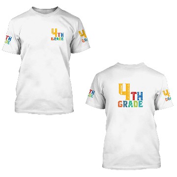 Discover 4th Grade Teacher 3D T Shirts