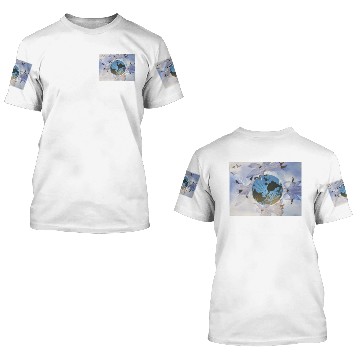 Discover Blue Mountain 3D T Shirts