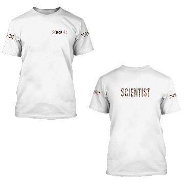 Discover Environmental Scientist Leopard Print Funny Gift 3D T Shirts