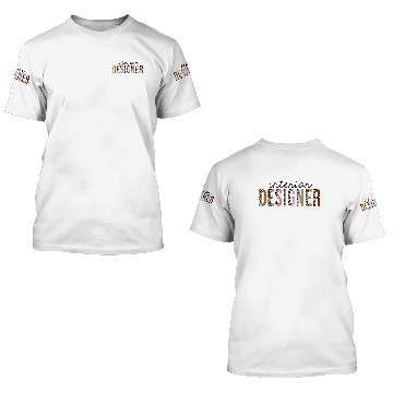 Discover Interior Designer Leopard Print Funny 3D T Shirts