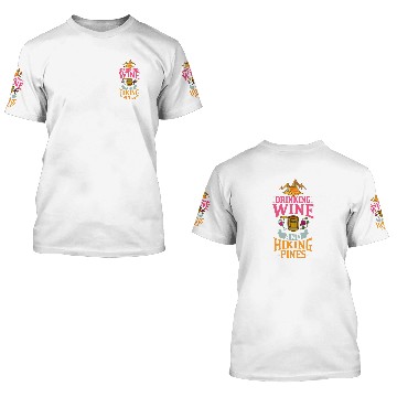 Discover Camping Wine Glass Drinking Beginner Camper 3D T Shirts
