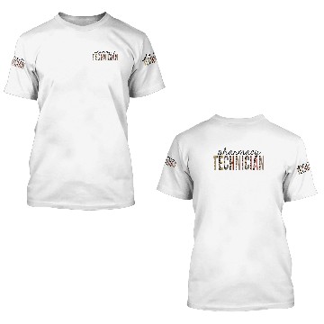 Discover Pharmacy Technician Leopard Print Funny 3D T Shirts
