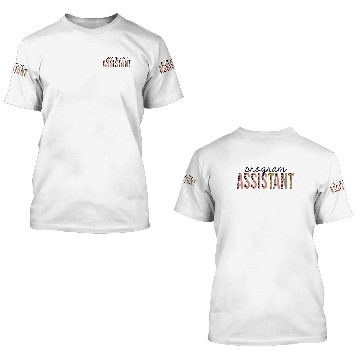 Discover Program Assistant Leopard Print Funny 3D T Shirts