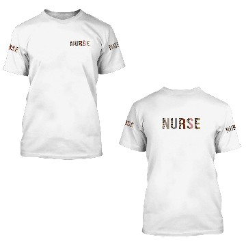 Discover Retired Nurse Leopard Print Funny Gift 3D T Shirts