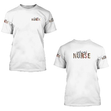Discover Retired Nurse Leopard Print Funny 3D T Shirts