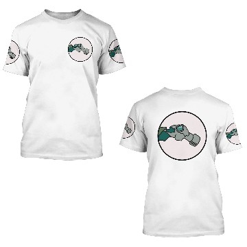 Discover Turtle Head with Gas Mask (DDP) 3D T Shirts