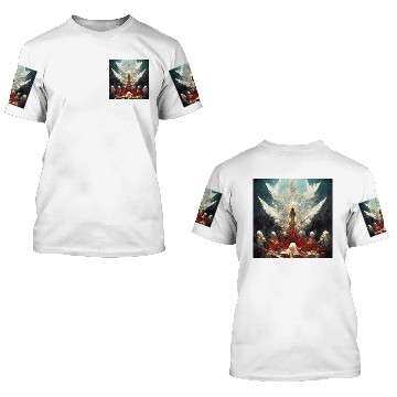 Discover Heaven and Hell 3D T Shirts