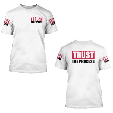 Discover trust the process quote 3D T Shirts