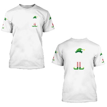 Discover Quiet Elf Matching Family Group Christmas Party 3D T Shirts