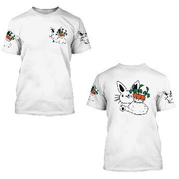 Discover carrots vegetable sack easter 3D T Shirts