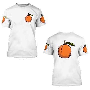 Discover Fruits Apricot 3D T Shirts