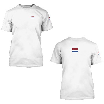 Discover Netherlands Flag Heartbeat 3D T Shirts