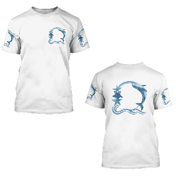 Discover Whale & starfish 3D T Shirts