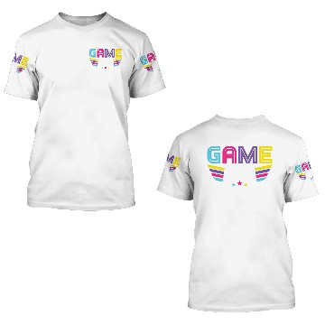 Discover game for life 3D T Shirts