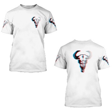 Discover Buffalo skull 3D T Shirts