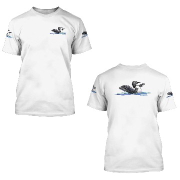 Discover Rising Loon 3D T Shirts