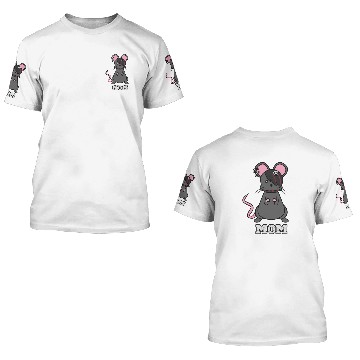 Discover Gothic Rat Mom 3D T Shirts
