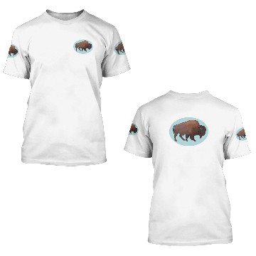 Discover Bison I'd Pet That American Bisons 3D T Shirts