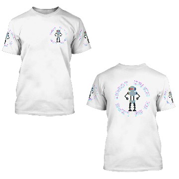 Discover robot dance is my life 3D T Shirts