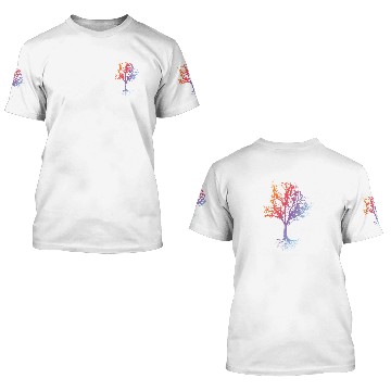 Discover Rainbow Tree 3D T Shirts