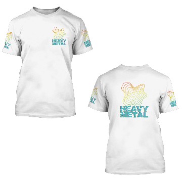 Discover Heavy Metal Frequency Rocking Metal Fan Hard rock 3D T Shirts