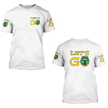 Discover lets go pineapple skull - funny surfing quote 3D T Shirts