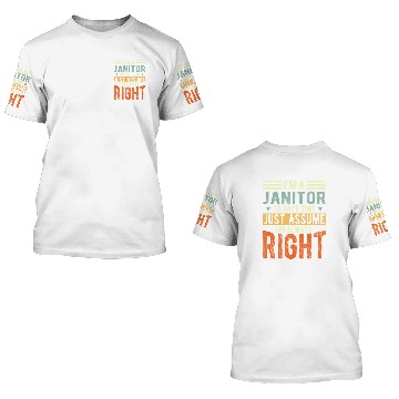 Discover Janitor 3D T Shirts