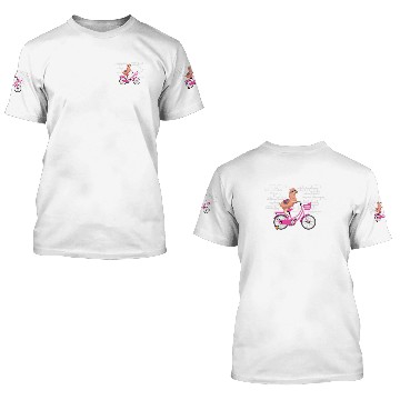 Discover Llama Bicycle 3D T Shirts