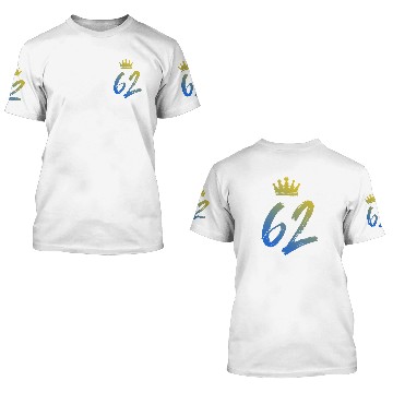 Discover 62 number crown 3D T Shirts