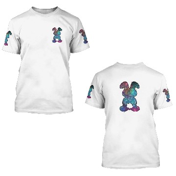 Discover Leopard Pattern Bleached Rabbit 3D T Shirts