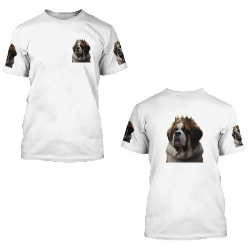 Discover saint Bernard 3D T Shirts
