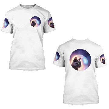 Discover Astro Kitty 3D T Shirts